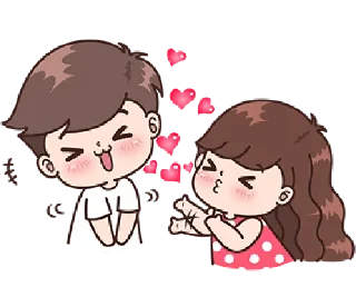 😘 emoji Boobib lovely couple 5 (Indo) @waesticker Telegram sticker 12 of 41