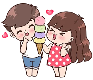 🍦 emoji Boobib lovely couple 5 (Indo) @waesticker Telegram sticker 14 of 41