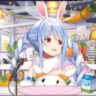 🐰 emoji Usada Pekora Telegram sticker 11 of 45