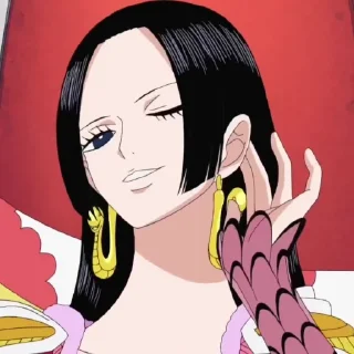 🦋 emoji ᭝⌗ Boa Hancock @Moontelaxx Telegram sticker 23 of 40