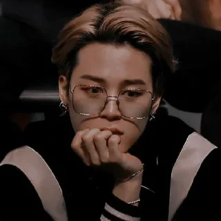 🌑 emoji Jimin dark🌑 Telegram sticker 6 of 10