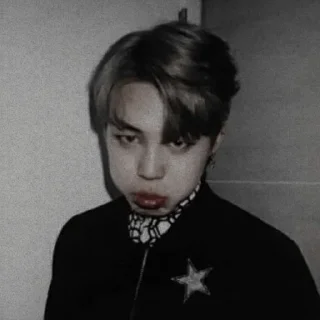 👾 emoji Jimin dark Telegram sticker 6 of 38