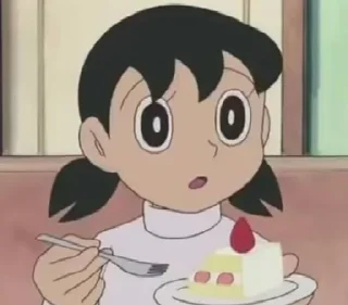 😋 emoji Shizuka❤️Nobita Telegram sticker 15 of 43