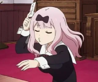 🌸 emoji Fujiwara Chika Telegram sticker 10 of 25