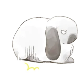 🐇 emoji ⋆ Taremimi rabbit mix! ࿈ 𖡻 @petiteyeux Telegram sticker 20 of 40