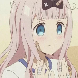 😄 emoji Fujiwara Chika Telegram sticker 5 of 25