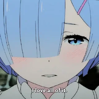 Sticker from Rem @URKAWAIIWAIFU