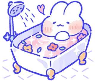 🛀 emoji lovely mongmong 2 @waesticker Telegram sticker 20 of 41