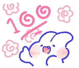 💯 emoji lovely mongmong @motherfckingstickers Telegram sticker 20 of 41