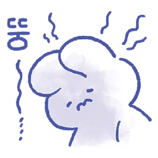 🐰 emoji @Tikelin Lovely MongMong Telegram sticker 6 of 120