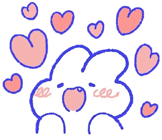 🥰 emoji lovely mongmong @motherfckingstickers Telegram sticker 14 of 41