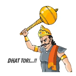 Sticker from Duryodhan ka hak h bs