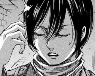 🧣 emoji Mikasa Ackerman. Telegram sticker 16 of 109
