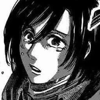 🧣 emoji Mikasa Ackerman. Telegram sticker 8 of 109