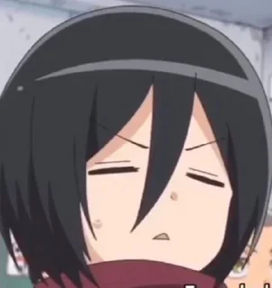 😎 emoji Mikasa Ackerman Telegram sticker 12 of 28