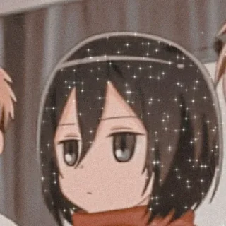 😎 emoji Mikasa Ackerman Telegram sticker 10 of 28