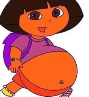 🤰 emoji Yue the Dora Telegram sticker 1 of 28