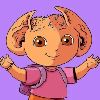 🤯 emoji Yue the Dora Telegram sticker 14 of 28
