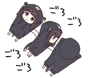 🌩 emoji @waesticker kurumi-chan.10 Telegram sticker 7 of 42