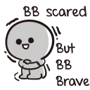 😨 emoji BbyNeverTell-ENG Telegram sticker 22 of 83