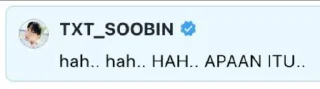 🤍 emoji begini tanggapan TXT Telegram sticker 11 of 34