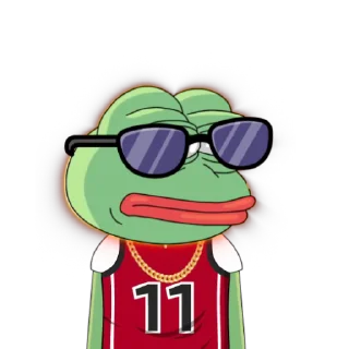 🤩 emoji PEPE THE COIN Telegram sticker 9 of 20