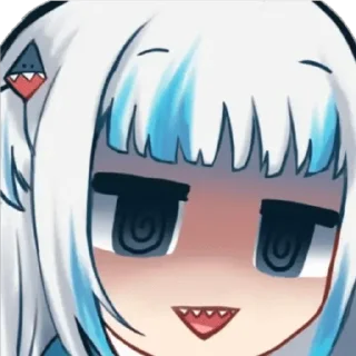 🦈 emoji Gawr gura @NotICHL Telegram sticker 15 of 30