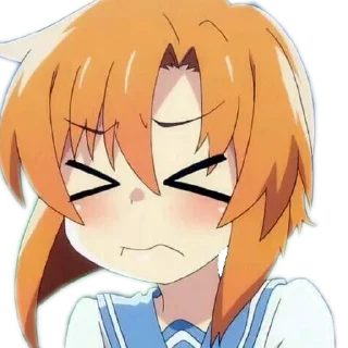 😓 emoji Kawai • @AnimeCrunch_Stickers Telegram sticker 21 of 70