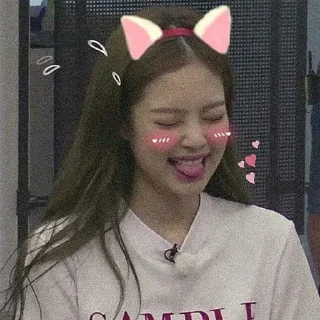 😸 emoji jennie in your area Telegram sticker 6 of 15