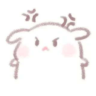 😡 emoji 可爱兔 Telegram sticker 11 of 52