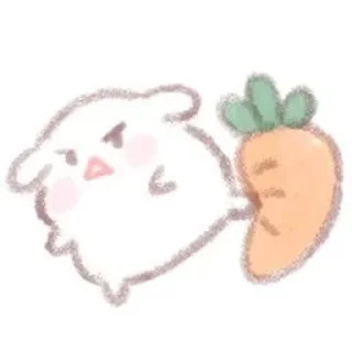 👊 emoji 可爱兔 Telegram sticker 15 of 52