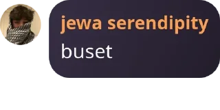 Sticker from jew