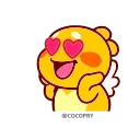 😍 emoji Animated Dino • @anjaspakeks Telegram sticker 5 of 36