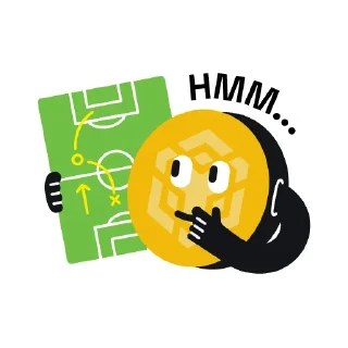 🤔 emoji BNB Chain Official Telegram sticker 10 of 10
