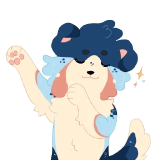 😊 emoji Indie the Collie Telegram sticker 18 of 120