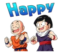 😃 emoji DRAGONBALL Z SAIYAN&FRIEZA SAGA Telegram sticker 22 of 41