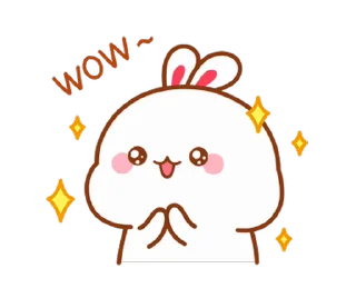 🤩 emoji Lovely Tuji @Stickersey Telegram sticker 8 of 50