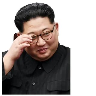 🇰🇭 emoji @xzvxz Kim Jong Un Telegram sticker 14 of 20