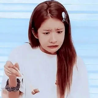 🙉 emoji ❁ུ۪ wjsn meme ꒰ @STIKERWJSN Telegram sticker 5 of 65