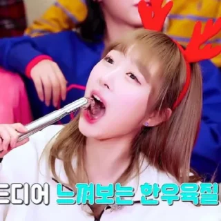🙉 emoji ❁ུ۪ wjsn meme ꒰ @STIKERWJSN Telegram sticker 21 of 65
