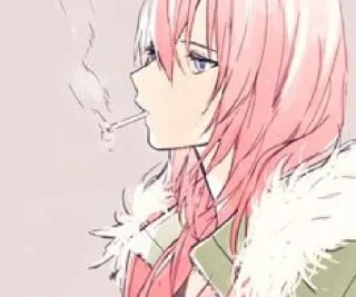 🖤 emoji Lalaine's Smoking pack Telegram sticker 8 of 44