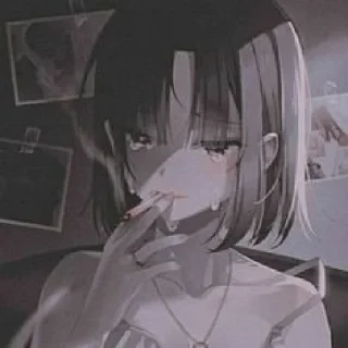 🖤 emoji Lalaine's Smoking pack Telegram sticker 16 of 44