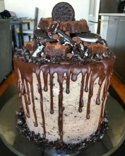 🍰 emoji Oreo cake @stiker_makanan Telegram sticker 20 of 23