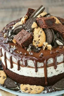 🍰 emoji Oreo cake @stiker_makanan Telegram sticker 18 of 23