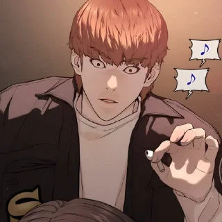 🥋 emoji Taehoon @stiker_webtoon Telegram sticker 11 of 27