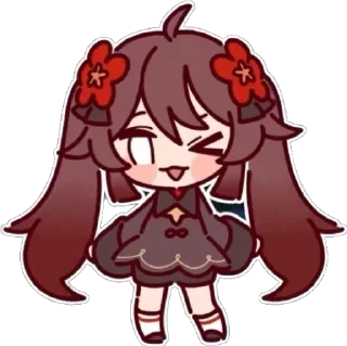 😉 emoji Genshin impact @Pinkstorys8 Telegram sticker 7 of 54