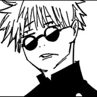 Sticker from Gojou Satoru Funny [2] @stickertelegramrandom