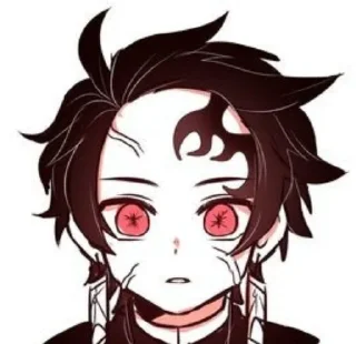Sticker from Iblis tanjiro