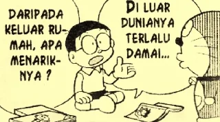 😐 emoji Doraemon Telegram sticker 16 of 27