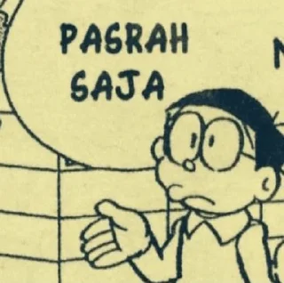 😞 emoji Doraemon Telegram sticker 2 of 27